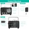 Fog Machine with Disco Ball RGB Lights 600W 6000CFM Smoke Machine with 8 Colorful Lighting Effects Wireless Remote Control for Party Wedding Stage Halloween Christmas GPCT5250